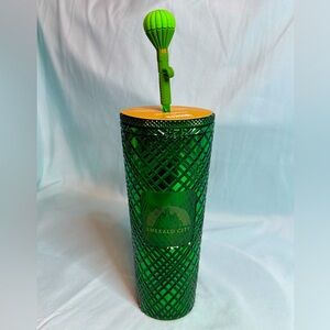 Starbucks x Wicked Emerald City Tumbler w/Hot Air Balloon Topper